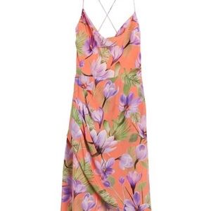 NWT Alice + Olivia Reebs Drape Dress in Floral
